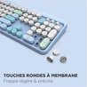 Kabellose Tastatur + Maus-Kombination  MOBILITY LAB  Pure Color  Bl