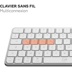 Mini clavier - Touches plates - MOBILITY LAB - KMP2000W - AZERTY - FR 