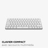Mini clavier - Touches plates - MOBILITY LAB - KMP2000W - AZERTY - FR 
