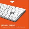 Mini clavier - Touches plates - MOBILITY LAB - KMP2000W - AZERTY - FR 