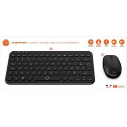 Set mini tastiera e mouse wireless - MOBILITY LAB - CP420W - FR - Nero