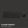 Set mini tastiera e mouse wireless - MOBILITY LAB - CP420W - FR - Nero