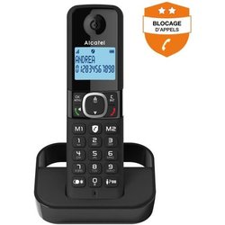 Telefono fisso cordless - ALCATEL - F860 solo nero - Blocco delle chia