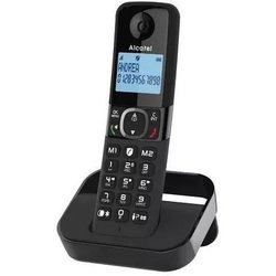Teléfono fijo inalámbrico - ALCATEL - F860 voice duo negro - Con funci