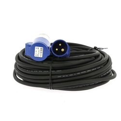 Rallonge secteur - EZA - 25m - Section de câble 1,5 mm² - 220 V - 16 A