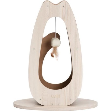 Krabpaal voor katten - CATIT - Pixi Large - Met stoffen bal en veer - 