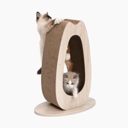 Krabpaal voor katten - CATIT - Pixi Large - Met stoffen bal en veer - 