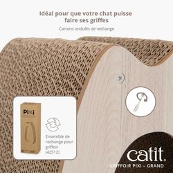 Krabpaal voor katten - CATIT - Pixi Large - Met stoffen bal en veer - 