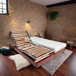 Ensemble relaxation matelas + sommiers électriques 2x80x200 - Mousse -