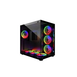 MRED - PC Gamer ATX - Schwarzer RGB -Kristallsee