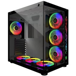 MRED - PC Gamer ATX - Weißer RGB -Kristallsee