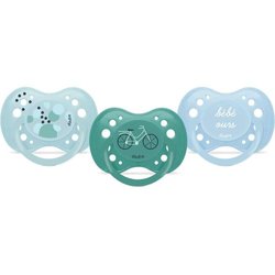 Sucettes Anatomiques DODIE - Bébé Ours - Lot de 3 - +18 mois - Résista