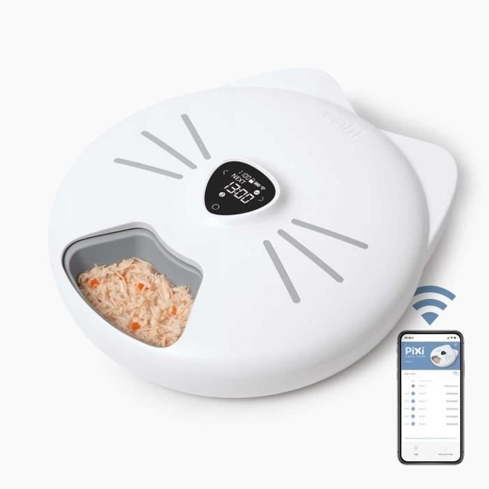 Distributeur de repas pour chat connecté - CATIT - PIXI SMART - 6 x 17