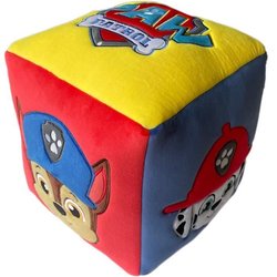 Cojín - Cubo - PATRULLA CANINA - Microfibra - 25 x 25 x 25 cm