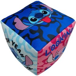 Coussin premium Cube Lilo & STITCH, Microfibre, Dimension 25 x 25 x 25