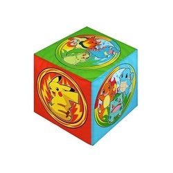 Cojín Premium - Cubo - POKEMON - Microfibra - 25 x 25 x 25 cm