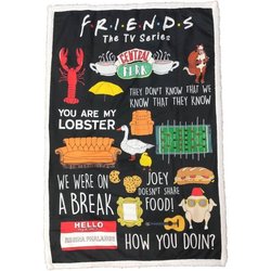 Coperta Sherpa - FRIENDS - 100 x 150 cm