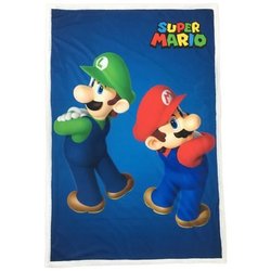 Sherpa-Decke  MARIO BROS  Mario & Luigi  100 x 150 cm