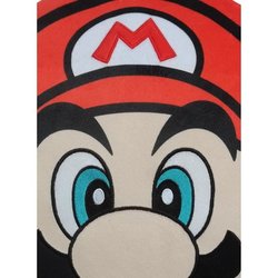 Cuscino 3D - MARIO BROS - Mario Face - Microfibra - 40 cm