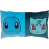 Dubbelzijdig kussen - Vierkant - POKEMON - Pikachu en Starter - Microv