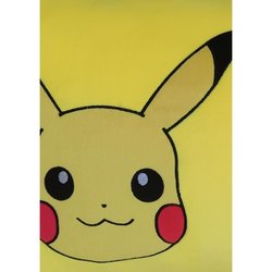 Cuscino bifacciale - Quadrato - POKEMON - Pikachu e Starter - Microfib