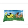 Cuscino Premium - POKEMON - Pikachu & Eevee - Microfibra - 60 cm