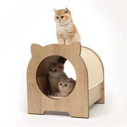 Meuble a griffer pour chat - CATIT - Vesper Minou - Tapis a griffer en