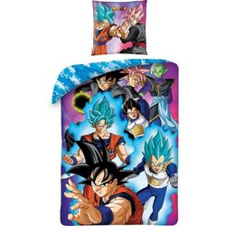 Parure de lit - DRAGON BALL Z - Son Goku vs Goku Rosé - Microfibre - 1