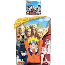 Juego de cama - NARUTO - Konoha - Microfibra - 1 funda nórdica 140 x 2