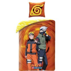 Bettwäscheset - NARUTO - Naruto und Kakashi - Mikrofaser - 1 Bettbezug