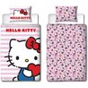 Omkeerbaar beddengoedset - HELLO KITTY - Microvezel - 1 dekbedovertrek