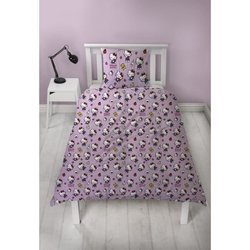 Omkeerbaar beddengoedset - HELLO KITTY - Microvezel - 1 dekbedovertrek
