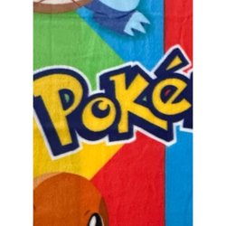 Plaid - POKEMON - Starter et Pikachu - 100 x 140 cm