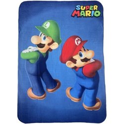 Plaid - MARIO BROS - Mario und Luigi - 100 x 140 cm