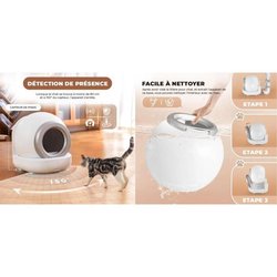 Lettiera autopulente per gatti 65 L