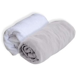 DOMIVA Lot 1 Alese + 1 Spannbetttuch - 60 x 120 cm - Perle