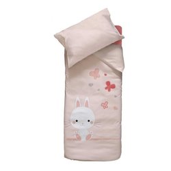 DOMIVA Dekbedovertrek + kussensloop Lapinou - 100x140 cm + 40x60 cm