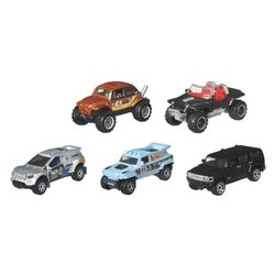 MATCHBOX Pack de 5 vehículos - C1817 - Autos pequeños - 3 años y +