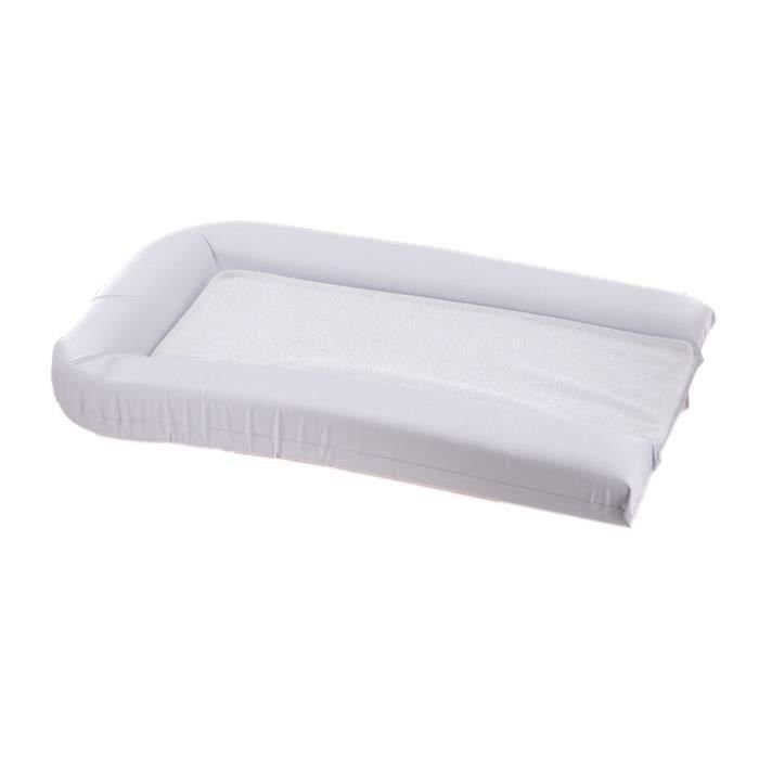 PVC mattress + 2 removable sponges 42x70cm - White