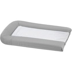 DOMIVA Aankleedkussen pvc parelgrijs + 2 sponzen