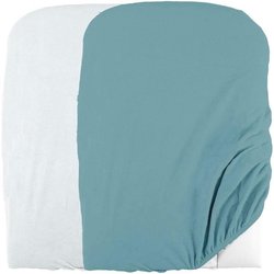 Domiva Set of 2 changing mat covers - 50 x 75 cm - Polycotton sponge -