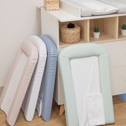PVC Cambio de estera con 2 esponjas extraíbles/comodidad de 42x70 cm N
