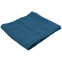 Maxi-Wickeltuch  Bedruckt  100 x 100 cm  Indigo