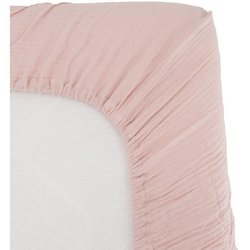 Lenzuolo con angoli fasciatoio - DOMIVA - 60x120 cm - Rosa antico - Ga