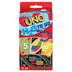 Mattel Games  UNO H20 TO GO  Uno Sport-Kartenspiel  Familienkartens