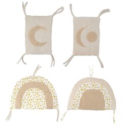 Modulaire bedbumper - DOMIVA - Honey Moon - Aanpasbare veiligheid en c