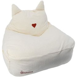 Pouf - DOMIVA - Honey Moon - Velluto a coste - Morbido e soffice - Ore