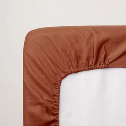 Fitted sheet - P TIT DODO - 60 x 120 cm - Jersey - Tomette