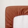 Spannbettlaken - P TIT DODO - 60 x 120 cm - Jersey - Tomette