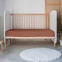 Fitted sheet - P TIT DODO - 60 x 120 cm - Jersey - Tomette